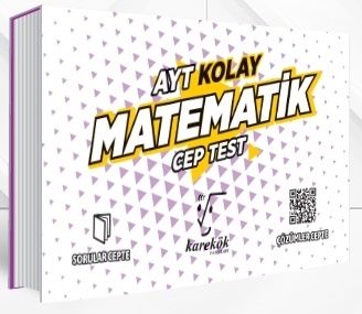 Karekök Yayınları AYT Matematik Kolay Cep Test Karekök Yayıncılık