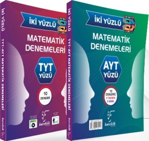 Karekök Yayınları TYT AYT Matematik İki Yüzlü Deneme Karekök Yayıncılı