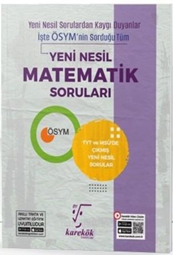 Karekök Yayınları Yeni Nesil Matematik Soruları Soru Bankası