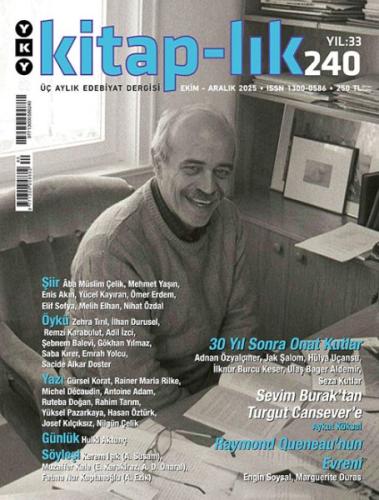 Kitap-lık Sayı 240 - Üç Aylık Edebiyat Dergisi (Ekim-Aralık 2025)