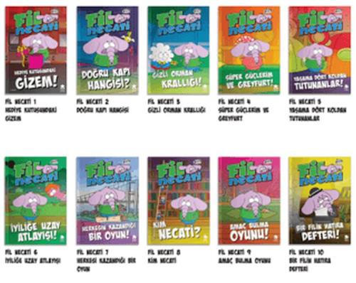 Kral Şakir Fil Necati Seti (10 Kitap) Varol Yaşaroğlu