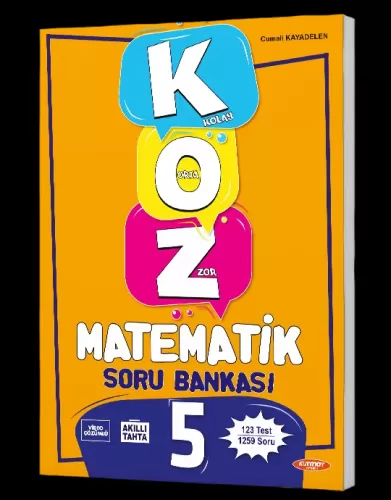 Kurmay Yayınları 5 (Kolay – Orta – Zor) Matematik Soru Bankası