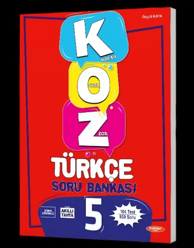 Kurmay Yayınları 5 (Kolay – Orta – Zor) Türkçe Soru Bankası