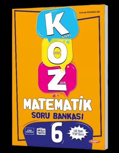 Kurmay Yayınları 6 (Kolay – Orta – Zor) Matematik Soru Bankası