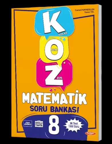Kurmay Yayınları 8 (Kolay – Orta – Zor) Matematik Soru Bankası