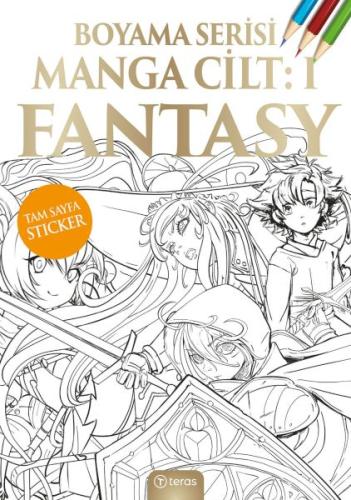 Manga Boyama Cilt I: Fantasy Kolektif