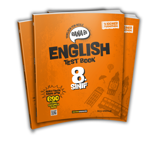 Maraton Yayıncılık 8.Sınıf Bana Bi English Test Book