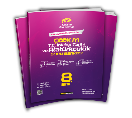 Maraton Yayıncılık 8.Sınıf Çook İyi T.C. İnkılap Tarihi ve Atatürkçülük Tarihi