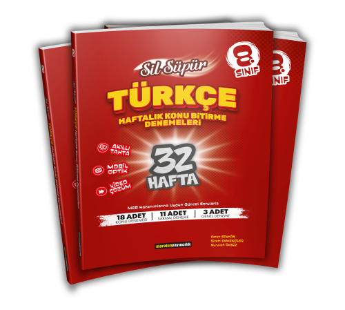 Maraton Yayıncılık 8.Sınıf Sil Süpür Türkçe Konu Bitirme Denemeleri