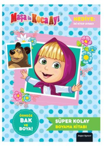 Maşa ile Koca Ayı Süper Kolay Boyama Kitabı Kolektıf