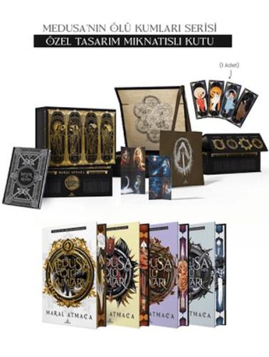 Medusa'nın Ölü Kumları Serisi - Hediyeli Yan Boyamalı Mıknatıslı Kutu 
