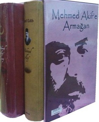 Mehmed Akif'e Armağan (Ciltli - 2 Kitap) %18 indirimli Eşref Edib