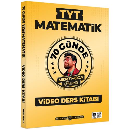 Mert Hoca Yayınları 2026 70 Günde TYT Matematik Video Ders Kitabı