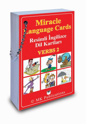 Miracle Language Cards Verbs 2 - Resimli İngilizce Dil Kartları Kolekt