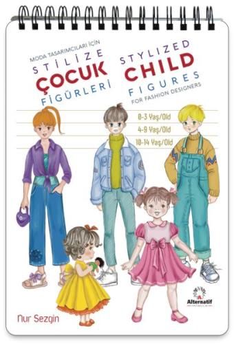 Moda Tasarımcıları İçin Stilize Çocuk Figürleri %17 indirimli Nur Sezg