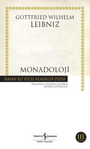 Monadoloji - Hasan Ali Yücel Klasikler Gottfried Wilhelm Leibniz