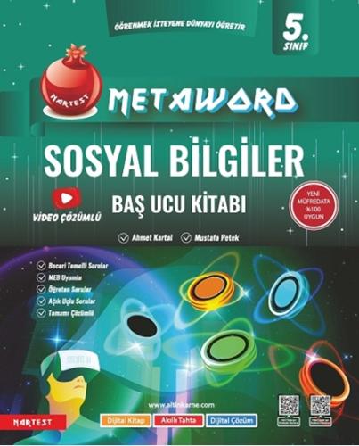 Nartest Yayınları 5. Sınıf Metaword Sosyal Bilgiler Maarif Modeli