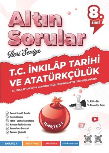Nartest Yayınları 8. Sınıf Altın Sorular T.c. İnkilap Tarihi Ve Atatür