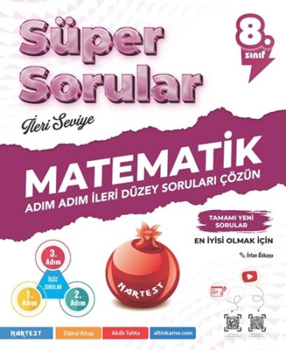 Nartest Yayınları 8. Sınıf Matematik Süper Tekrar Kitabı Nartest Yayın
