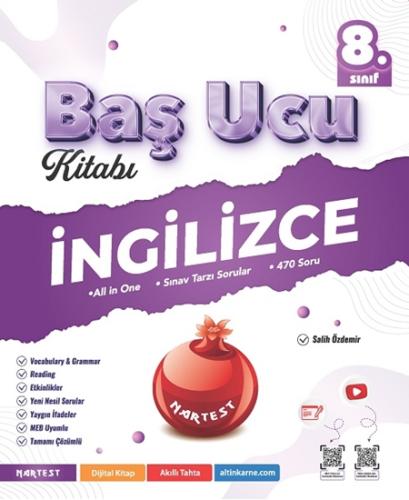 Nartest Yayınları 8. Sınıf İngilizce Metaword Baş Ucu Kitabı Nartest Y