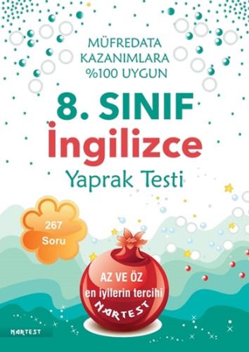 Nartest Yayınları 8. Sınıf İngilizce Yaprak Testi Nartest Yayıncılık