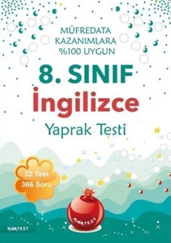 Nartest Yayınları 8. Sınıf İngilizce Yaprak Testi - Yeni Müfredat
