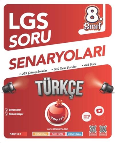 Nartest Yayınları 8. Sınıf LGS Türkçe Soru Senaryoları Davut Gezer