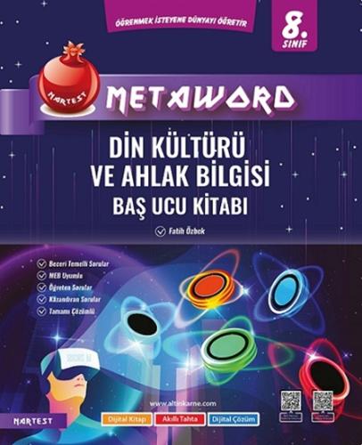 Nartest Yayınları 8. Sınıf Din Kültürü ve Ahlak Bilgisi Metaword Baş U