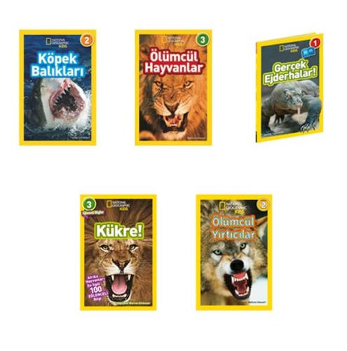 National Geographic Kids Ölümcül Hayvanlar Seti 5 Kitap Melissa Stewar