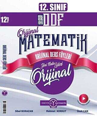 Orijinal Yayınları 12. Sınıf Matematik ODF Orijinal Ders Föyleri Kolek