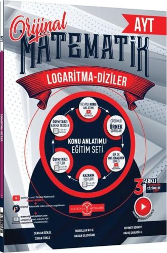 Orijinal Yayınları AYT Matematik Logaritma Diziler Konu Anlatımlı