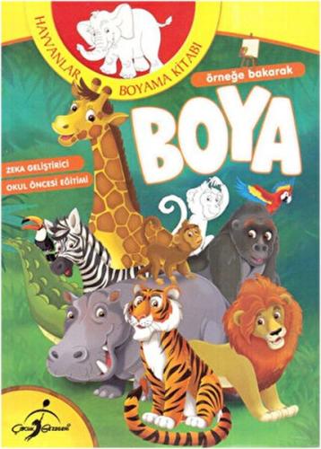 Örneğe Bakarak Boya - Hayvanlar Boyama Kitabı