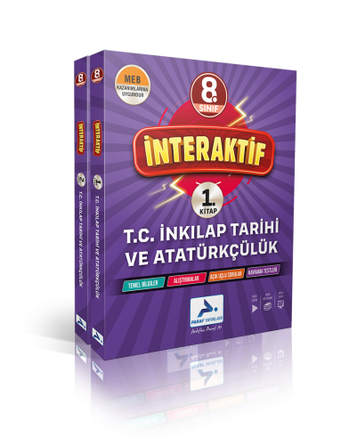 PARAF 8.SINIF İNTERAKTİF İNKILAP T.ETKİN.ÇALIŞ KİT