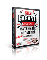 PARAF AKADEMİ KPSS-AGS 30 NET MATEMATİK GEOMETRİSB
