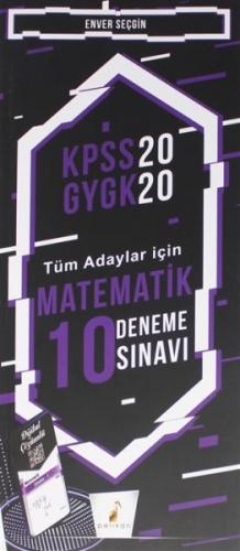 Pelikan KPSS 2020 GYGK - Tüm Adaylar İçin Matematik 10 Deneme Sınavı (Yeni)