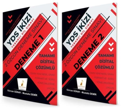 Pelikan YDS İkizi 2 Deneme Dijital Çözümlü (Yeni) Gürcan Günay