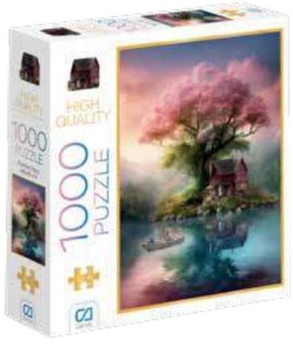 Pembe Ağaç Puzzle 1000