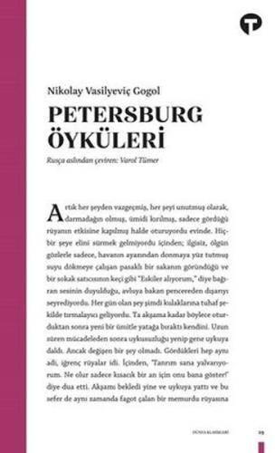 Petersburg Öyküleri Nikolay Vasilyeviç Gogol