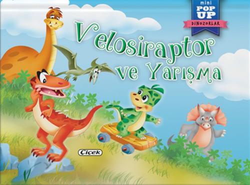 Pop-Up Mini Dinozorlar - Velosiraptor Ve Yarışma Kolektıf