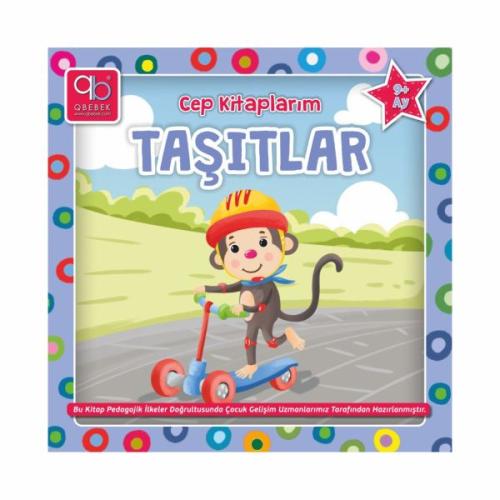 Q Bebek Dino Serisi - Q Bebek Cep Kitaplarım Taşıtlar