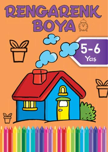 Rengarenk Boya 6 / 5-6 Yaş Turuncu Kitap