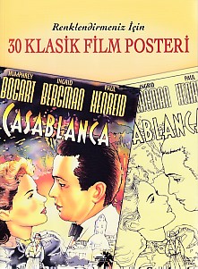 Renklendirmeniz İçin - 30 Klasik Film Posteri %18 indirimli Kolektif