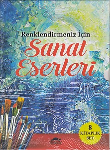 Renklendirmeniz İçin - Sanat Eserleri (8 Kitap)