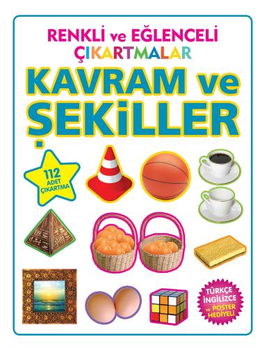 Renkli ve Eğlenceli Çıkartmalar Kavram ve Şekiller