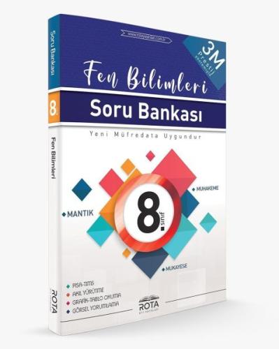 Rota 8. Sınıf Fen Bilimleri Soru Bankası 3M Prestij (Yeni)