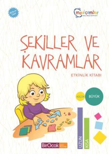 Şekiller ve Kavramlar Etkinlik Kitabı - Mavi Çember (48 Ay ve Üzeri) %