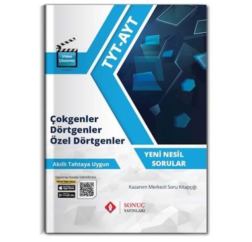 Sonuç TYT-AYT Çokgenler Dörtgenler Özel Dörtgenler Kazanım Merkezli Soru Kitapçığı (Yeni)
