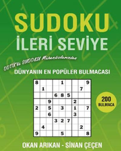 Sudoku  İleri Seviye Dünyanın En Popüler Bulmacası