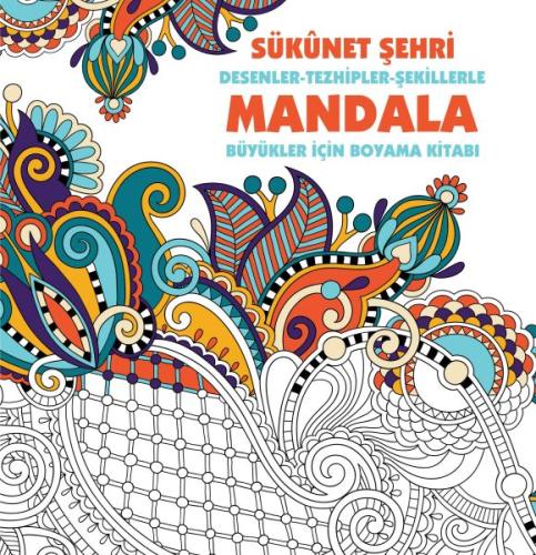 Sükunet Şehri - Mandala (Büyükler İçin Boyama)