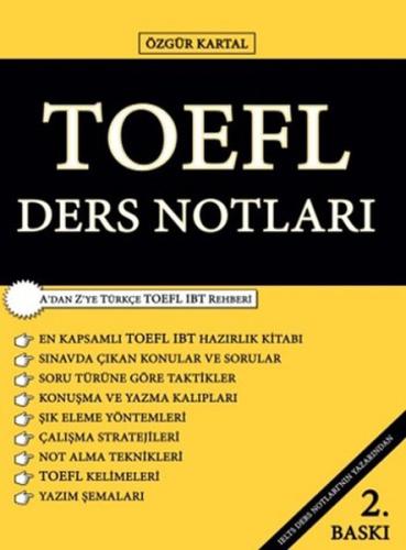 Sokak Kitapları Yayınları TOEFL Ders Notları